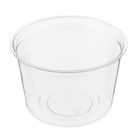 Tarrina Compostable PLA Transparente 470ml (500 Uds)