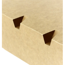 Caja Comida para Llevar Kraft 16,5x7,5x6cm (600 Uds)