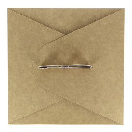 Caja Panettone de Cartón Kraft 500g 18,5x18,5x18,5cm (25 Uds)