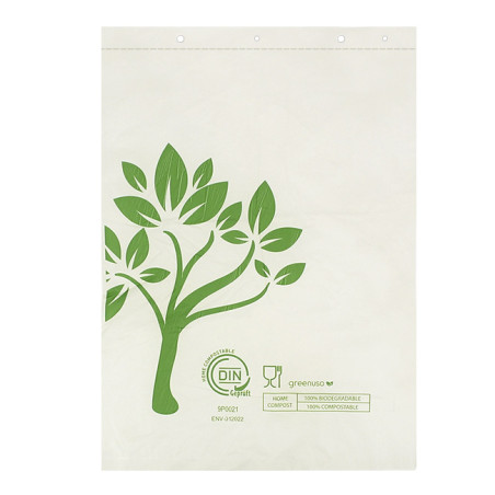Bolsa Mercado Block Home Compost “Be Eco!” 30x40cm G48 (2.000 Uds)