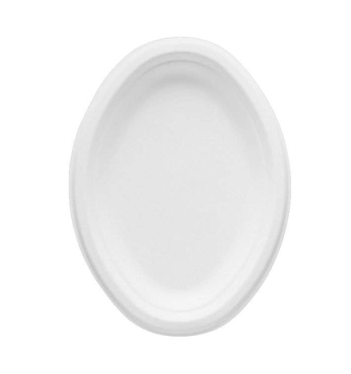 Bandeja Caña de Azúcar Bagazo Blanco 25,4x17,5 cm (500 Uds)