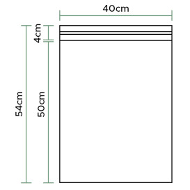 Bolsas Polipropileno CPP Solapa Adhesiva 40x50cm G160 (1000 Uds)