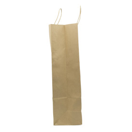 Bolsa Papel Kraft Hawanna con Asas 100g/m² 32+12x41cm (200 Uds)