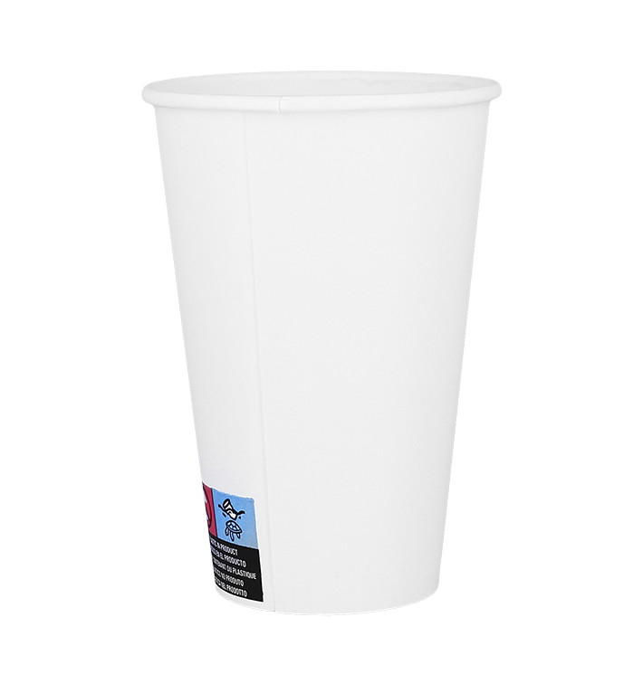 Vaso Cartón ECO 12 Oz/360ml Blanco Ø8cm (1.000 Uds)