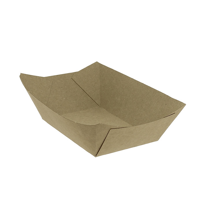 Barqueta 350ml Kraft-Kraft 10,6x7,3x4,5cm (1000 Uds)