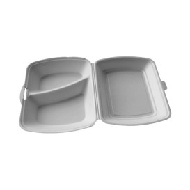 Envase Foam MenuBox 2 C. Blanco (200 Uds)