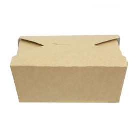 Caja Americana Kraft 15x12x6,5cm 1150ml (25 Uds)