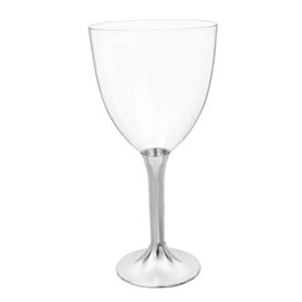 Copa Reutilizable PS Pie Transparente Vino 2P 300ml (200 Uds)  Copas de  plastico, Copas de vino de plástico, Copas de vino