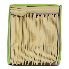 Minitenedor de Bambú Degustación 7,5cm (1.200 Uds)