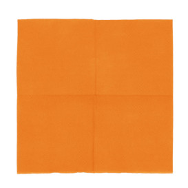 Servilleta de Papel Micropunto 20x20cm 2C Naranja (100 Uds)