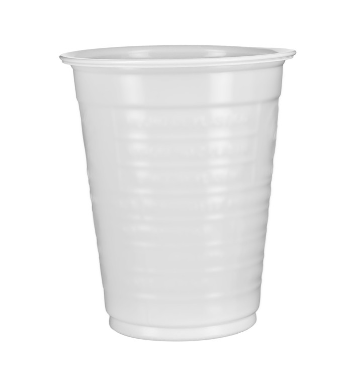 Vaso de Plástico PS Blanco 200ml Ø7,0cm (3.000 Uds)