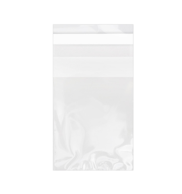 Bolsas de Plástico Biorientado con Solapa Adhesiva 6x8 cm G-160 (1000 Uds)
