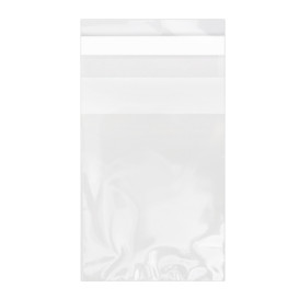 Bolsas de Plástico Biorientado con Solapa Adhesiva 6x8 cm G-160 (100 Uds)
