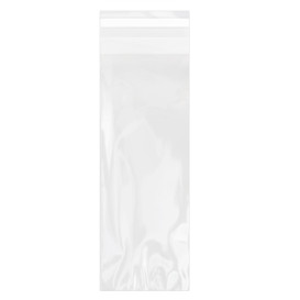 Bolsas de Plástico Biorientado con Solapa Adhesiva 7x20 cm G-160 (100 Uds)
