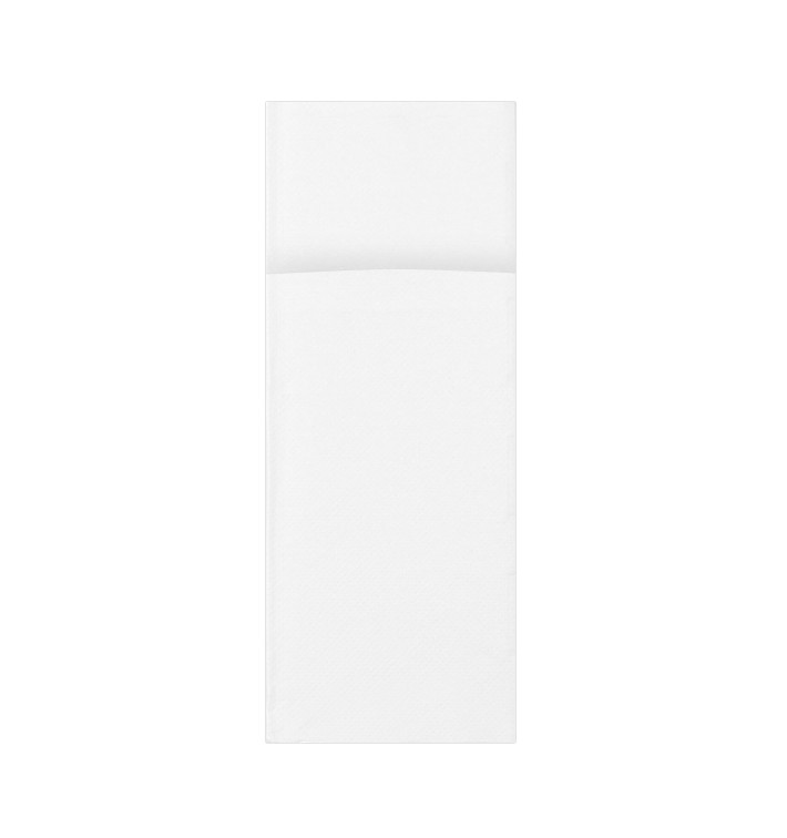 Servilleta Portacubiertos de Papel Blanco 30x40cm (30 Uds)