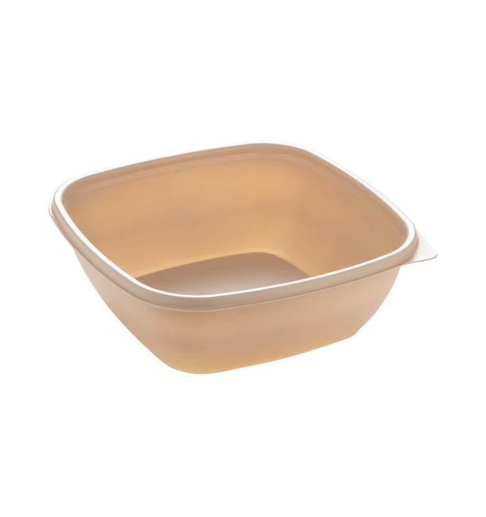 Envase de Plástico PP Crema 750ml 16,5x16,5x6cm (300 Uds)