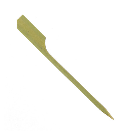 Pinchos de Bambú "Golf" Natural 9cm (50 Uds)