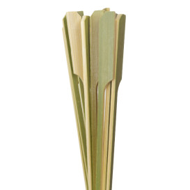 Pinchos de Bambú Decorados "Golf" Verde Natural 25cm (2.500 Uds)