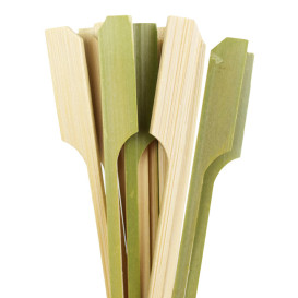 Pinchos de Bambú "Golf" Verde Natural 15cm (250 Uds)