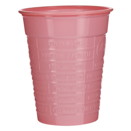 Vaso de Plástico PS Rosa 200ml (1.500 Uds)