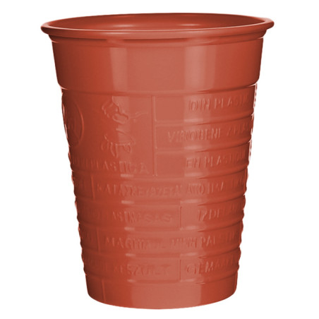 Vaso de Plástico PS Rojo 200ml (1.500 Uds)