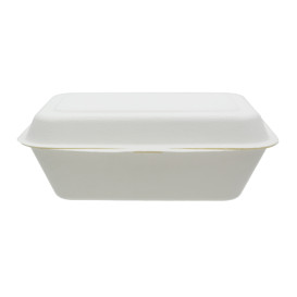 Envase MenuBox Caña Azúcar Blanco 180x125x70mm (600Uds)