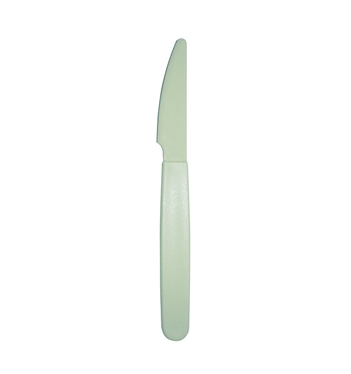 Cuchillo Reutilizable Durable PP Verde 18,5cm (180 Uds)