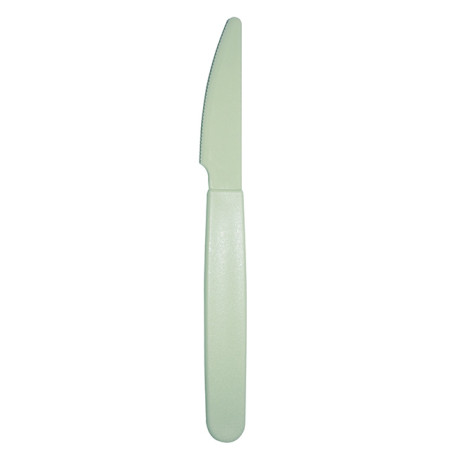 Cuchillo Reutilizable Durable PP Mineral Verde 18,5cm (180 Uds)