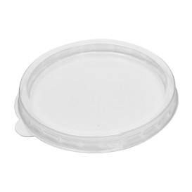Tapa PET Transparente para Tarrina Salsas 60ml Ø6,7cm (2.000 Uds)