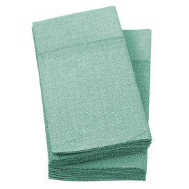 Servilleta Portacubiertos de Papel Vaquero Verde 40x40cm (960 Uds)