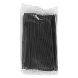 Cuchillo Plástico Luxury Negro 175 mm (100 Uds)