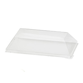 Tapa de Plástico PET Transparente 13x6,5cm (25 Uds)