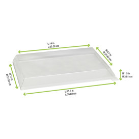 Tapa de Plástico PET 38x27,4cm (50 Uds)