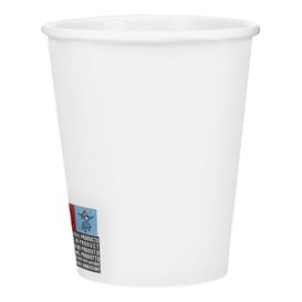 Vaso Cartón 6Oz/180ml Blanco Ø7,0cm (100 Uds)