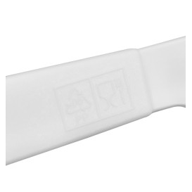 Cuchillo Reutilizable Durable PP Mineral Blanco 18,5cm (180 Uds)