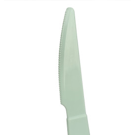 Cuchillo Reutilizable Durable PP Mineral Verde 18,5cm (180 Uds)