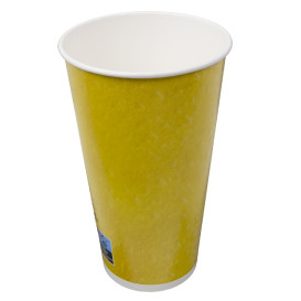 Vaso Cartón para Cerveza 1.025ml Ø10,8cm (50 Uds)