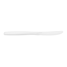 Cuchillo Compostable CPLA Blanco 18cm (50 Uds)