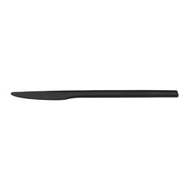 Cuchillo Compostable Reutilizable CPLA Negro 17cm (1.000 Uds)