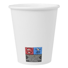 Vaso Cartón Blanco 8Oz/290ml Ø9,0cm (240 Uds)