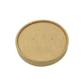 Tapa de Cartón Kraft para Tarrinas de Ø9,0cm (25 Uds)