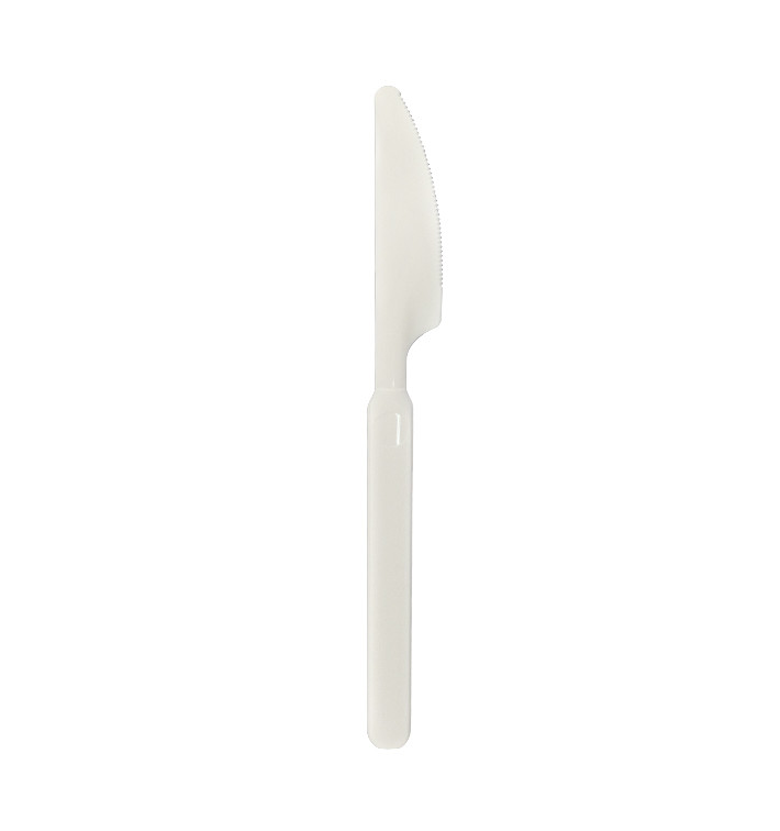 Cuchillo Reutilizable Durable PP Crema 18,9cm (1.000 Uds)