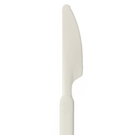 Cuchillo Reutilizable Durable PP Crema 18,9cm (50 Uds)