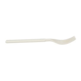 Tenedor Reutilizable Durable PP Crema 17,9cm (20 Uds)