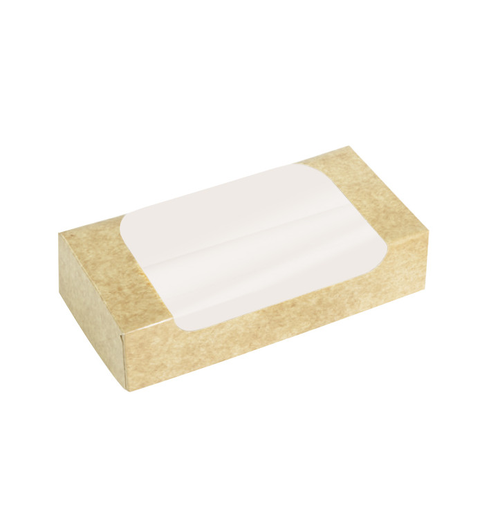 Envase de Cartón Rectangular PackiPack Vision Kraft 32x14x5cm (X Uds)