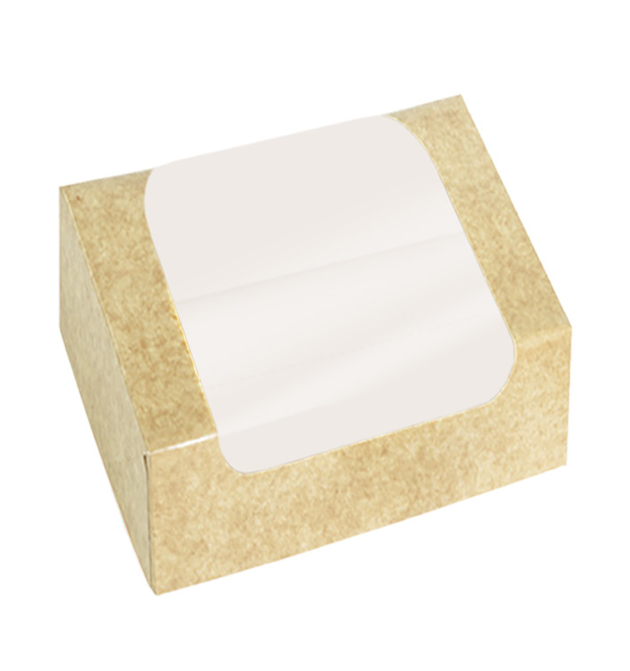 Envase de Cartón Rectangular PackiPack Vision Kraft 13x11x8cm (X Uds)