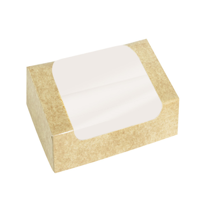 Envase de Cartón Rectangular PackiPack Vision Kraft 19x15x6cm (X Uds)