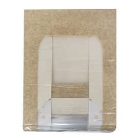 Envase de Cartón Cuadrado PackiPack Vision Kraft 20x20x6cm (X Uds)