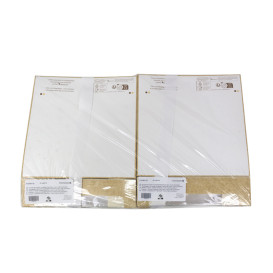 Envase de Cartón Cuadrado PackiPack Vision Kraft 24x24x6cm (50 Uds)