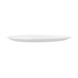 Plato de Cartón Redondo Blanco Ø23cm 450g/m² (50 Uds)